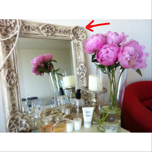 Pottery Barn Lily Mirror/Frame Display Art Decoration - Picture 3 of 8