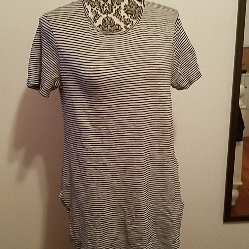 Long striped shirt