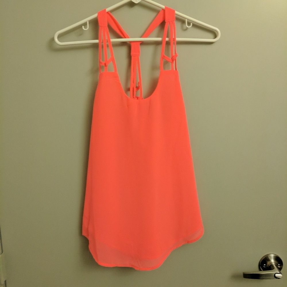 Hot pink tank top