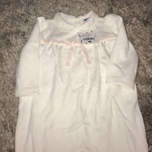 BNWT Janie & Jack One Piece Outfit with Pink Bow