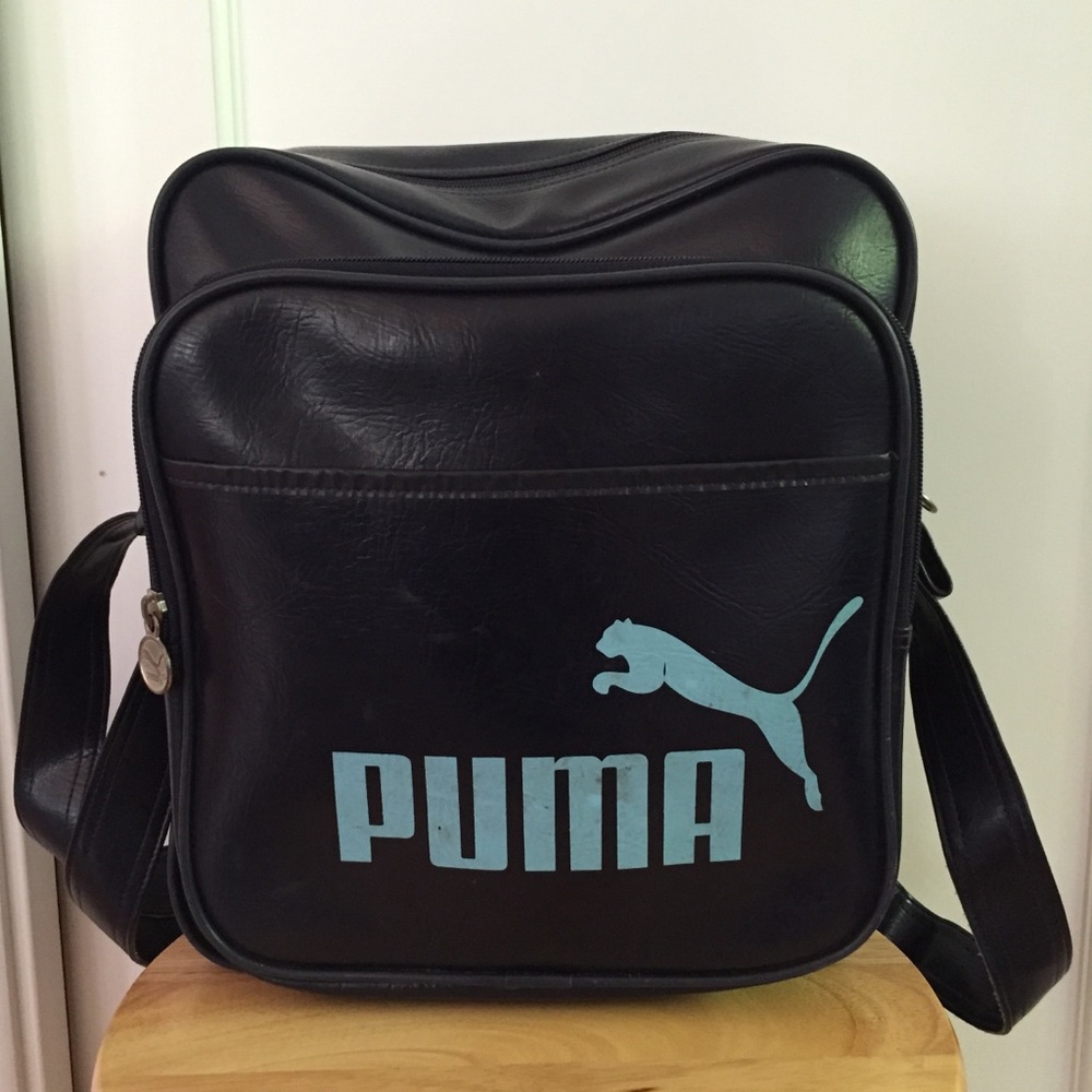 Puma faux leather crossbody bag