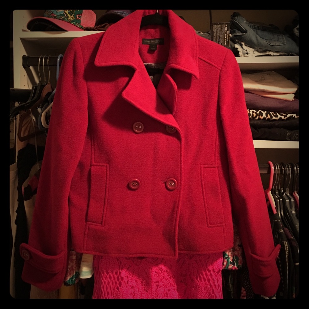 Express size small pea coat