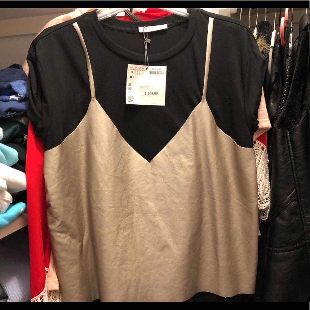 Zara layered effect top!