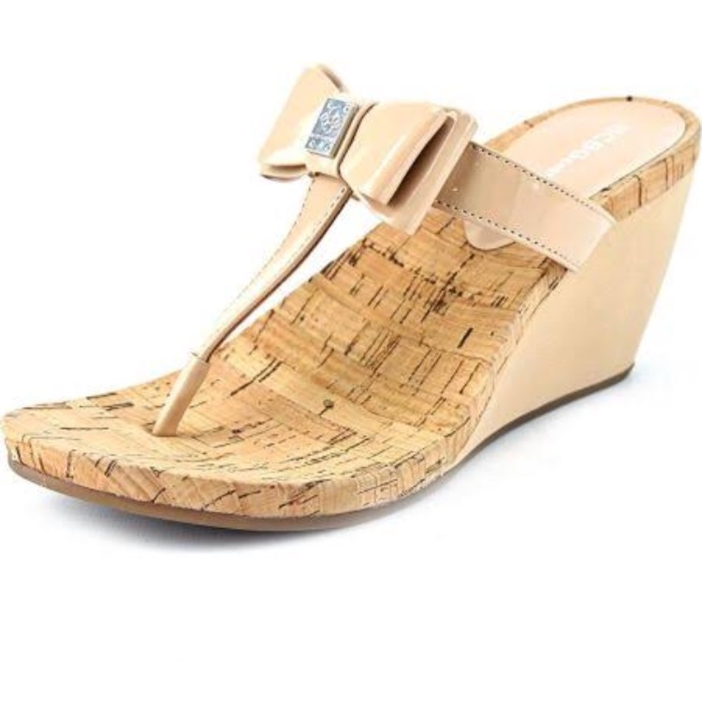 BCBG Michelle Bow Wedges - 8.5