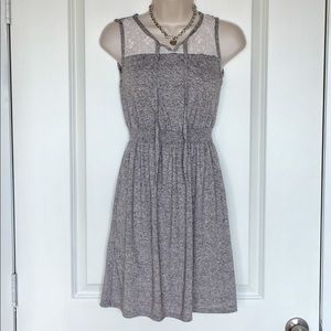 Soft White Lace Gray Mossimo Dress Soft White Lace Gray Mossimo Dress