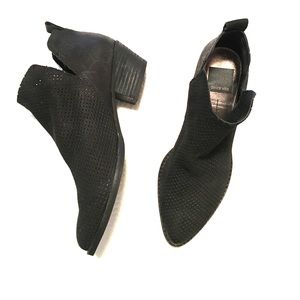 Dolce Vita Black Perforated Bootie Size 6.5
