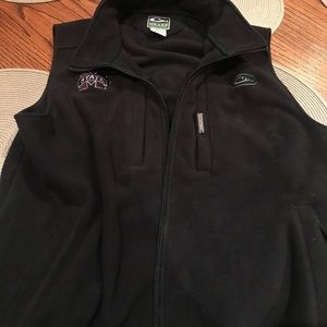 drake waterfowl fleece vest