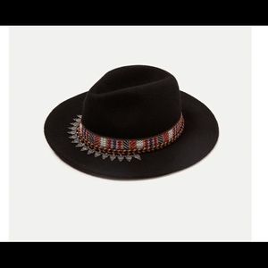 Zara hat with metallic detail