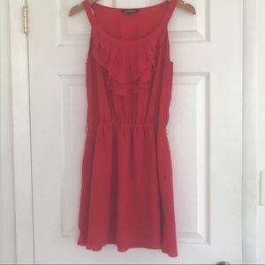 Ruffled red dress express l