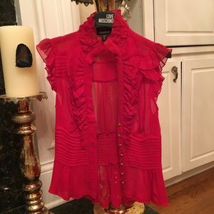 Bebe 100% Silk Top Bebe 100% Silk Top