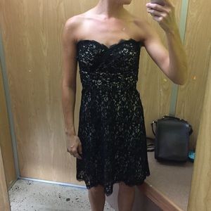 White House Black Market Strapless Dress