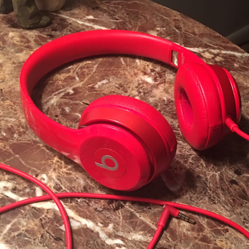 Red Beats Headphones