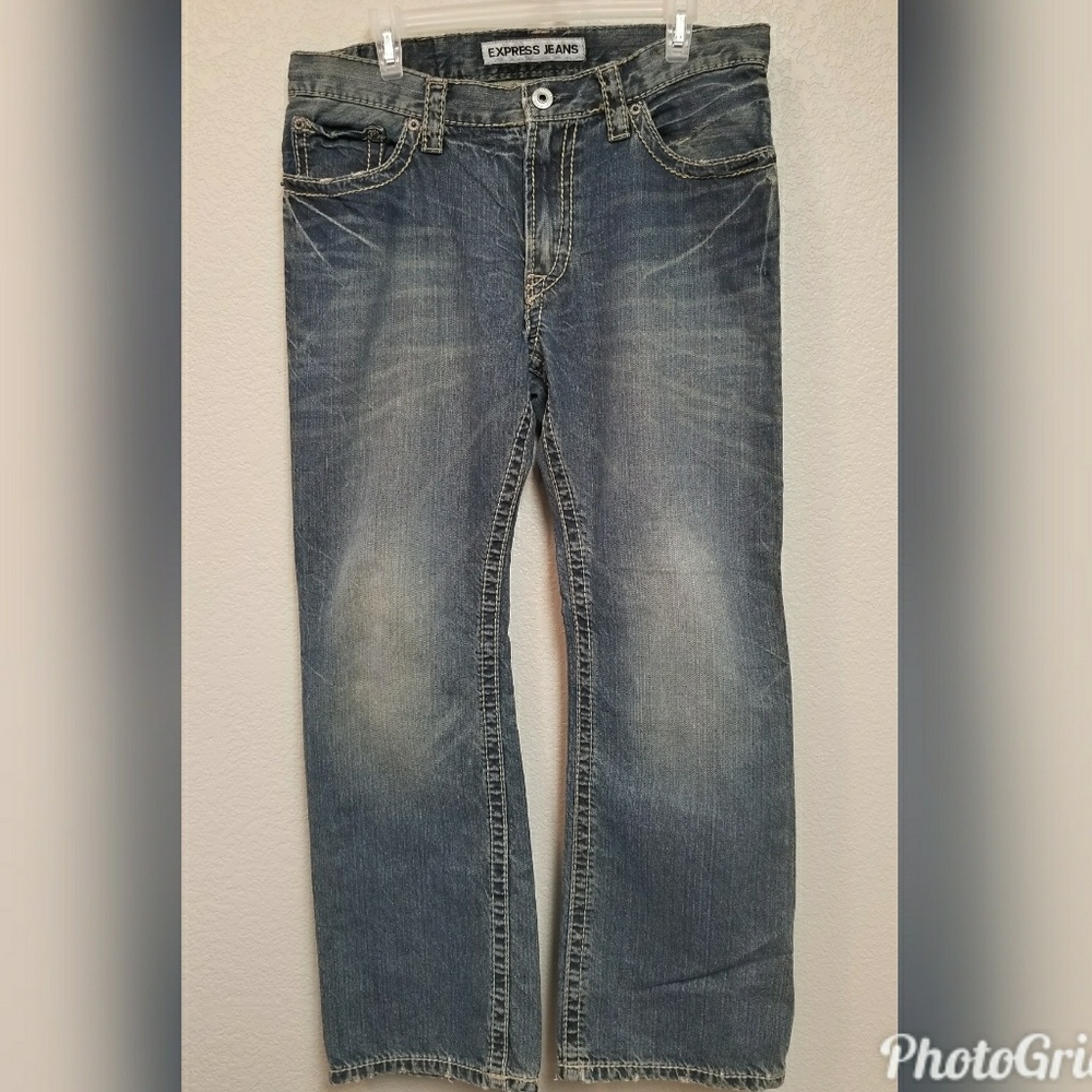 Men's Express Classic Boot Cut Jeans 32X30