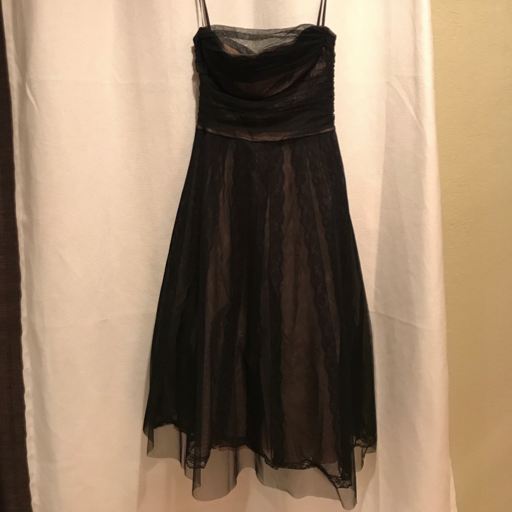 BCBG Maxazria Strapless Cocktail Dress