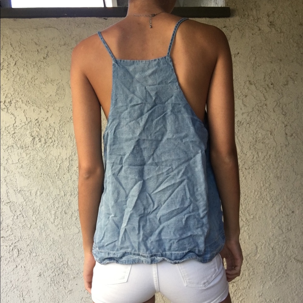 Free Heart Kinderhook Chambray Top