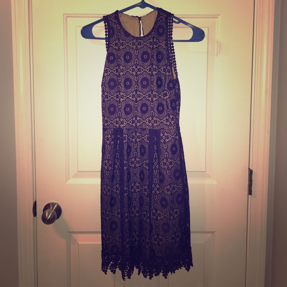 Cute B.Darlin Purple sleeveless dress