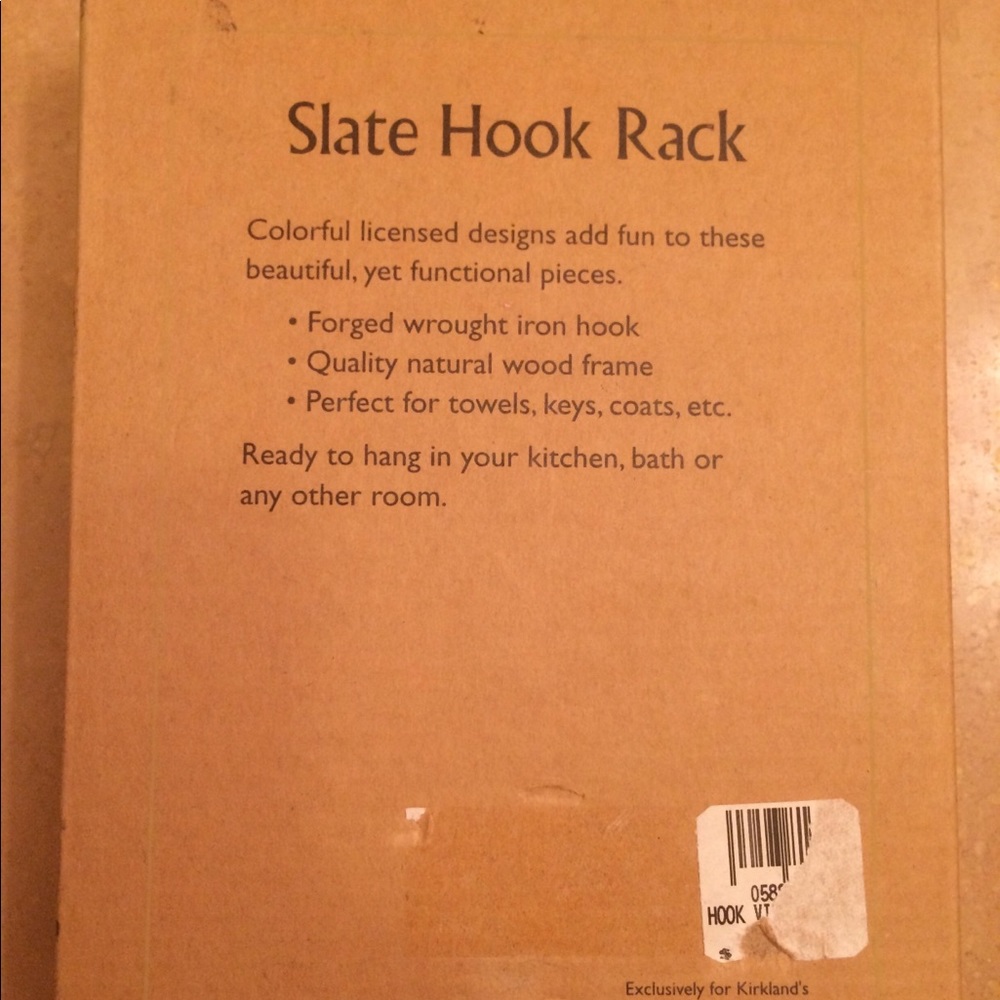 Vineyard Slate Hook Rack - Picture 4 of 6