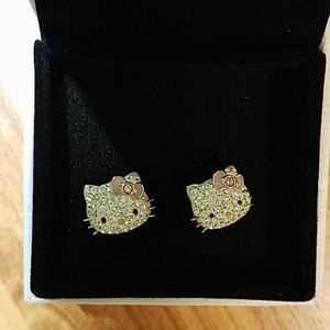 SWAROVSKI HELLO KITTY EARRINGS