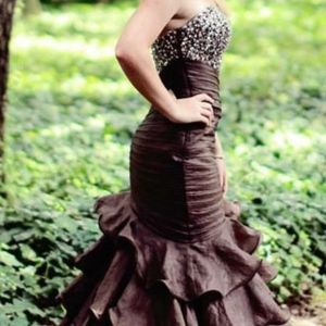 Brown Night Moves Gown