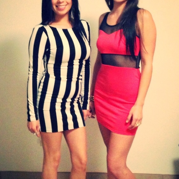 Stretchy Bodycon in Peach - Picture 3 of 4