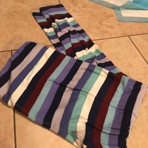 Lularoe stripped tc leggings