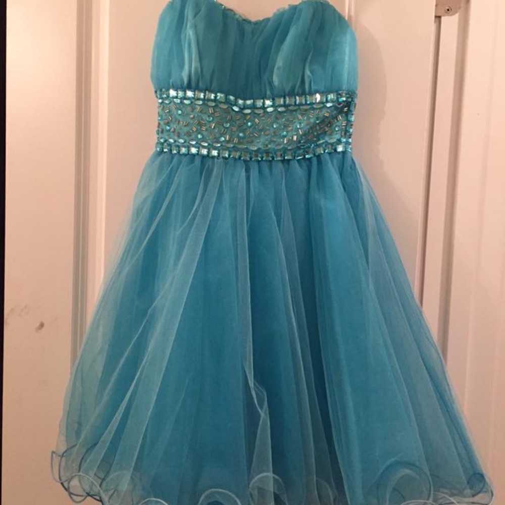 Blue Cocktail Dress