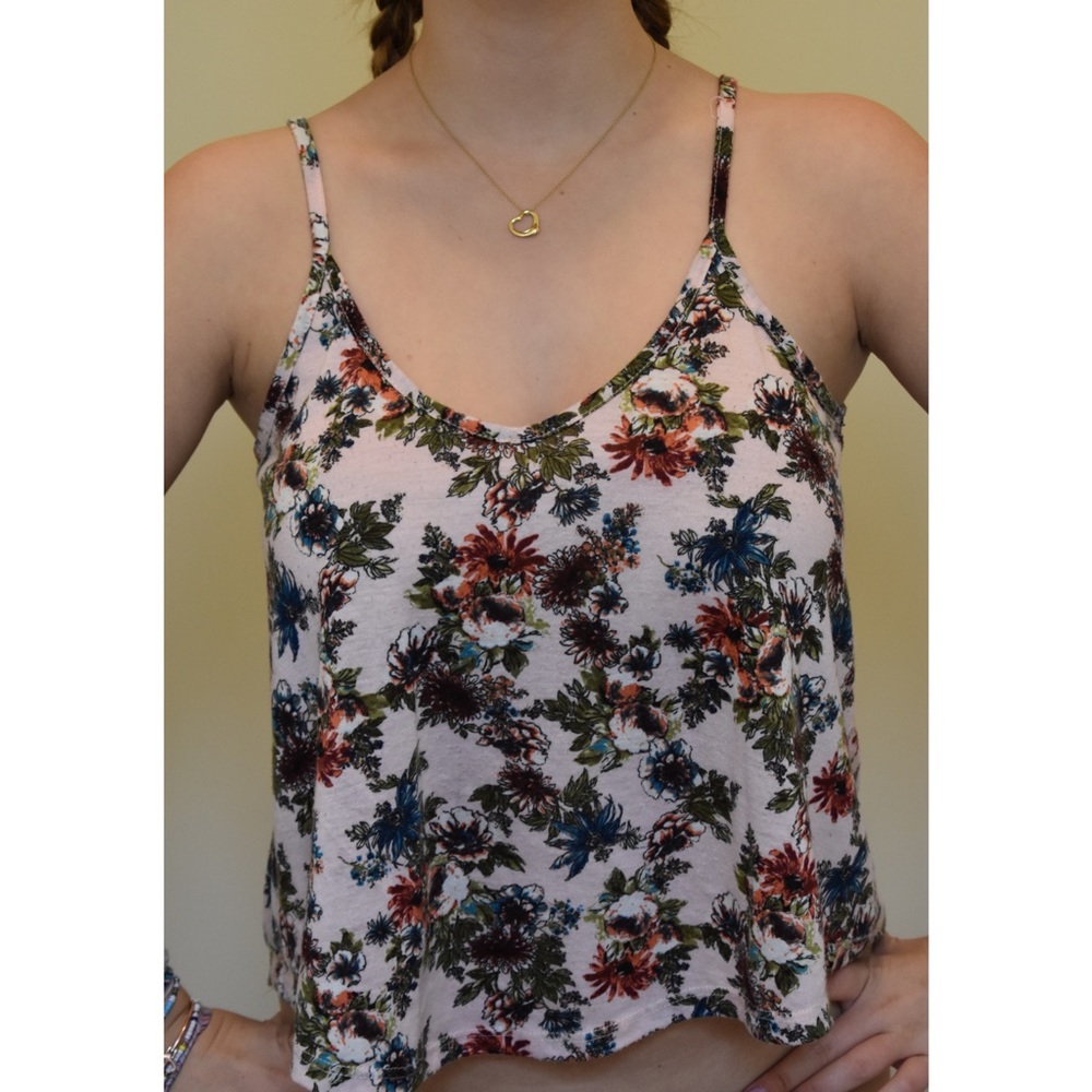 Pink Floral Tank