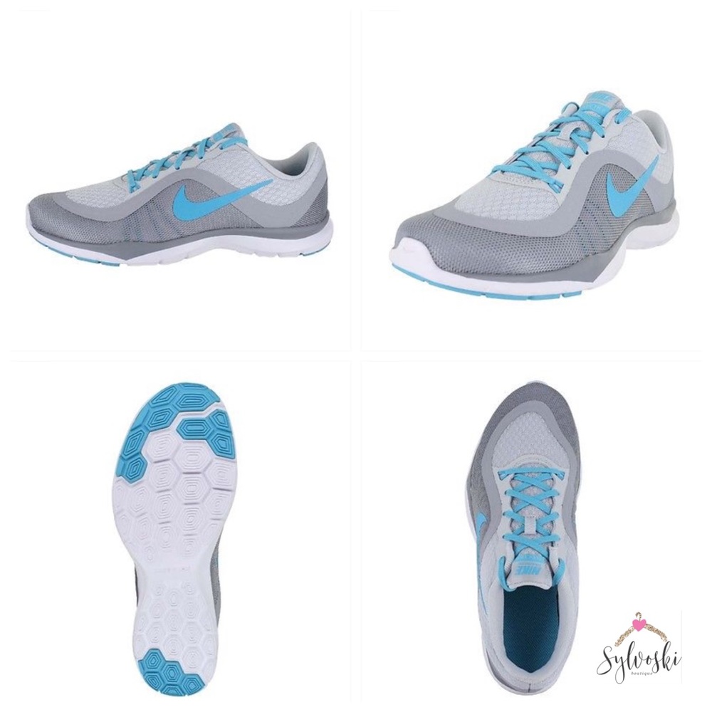 🆕Nike Flex Trainer Cross‑Training Shoes, Grey - Picture 2 of 4