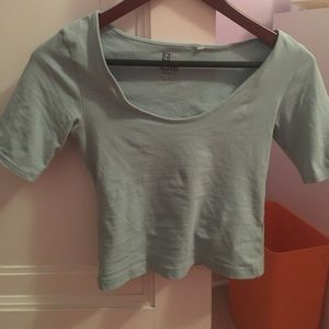 tight light blue crop top tight light blue crop top
