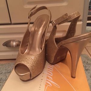 Gold heels