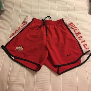 Ohio state Buckeyes Nike dri-fit shorts