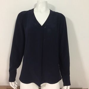 ๐ J.CREW๐ ๐๐ปโโ๏ธWomen's Blouse Blue Medium M/8 ๐ J.CREW๐ ๐๐ปโโ๏ธWomen's Blouse Blue Medium M/8