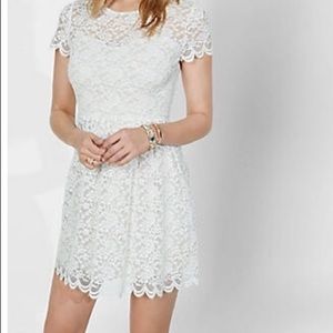 Express Lace Ivory Bridal Shower Dress!