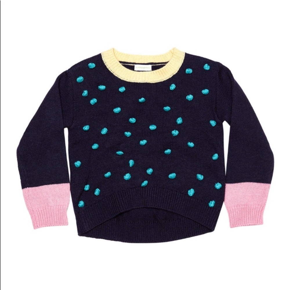 🆕NWT Margherita Missoni Pom Pom Knit Sweater Sz 7