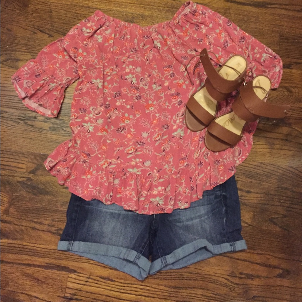 Off the Shoulder Peasant Top