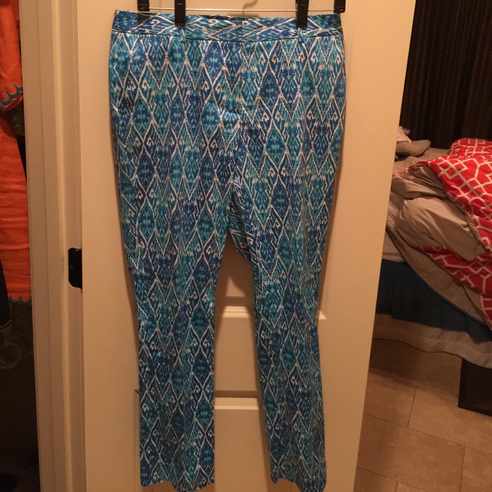 Fine cotton pants. Fun print. Michael Kors