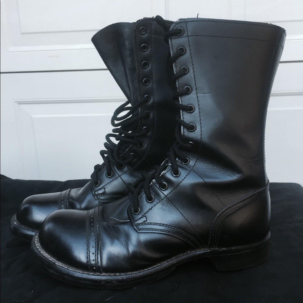 Women's Black Military Combat Boots