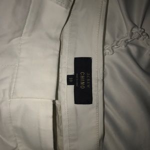 White J.Crew Chino Shorts