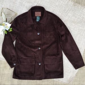 RALPH LAUREN Jacket Dry Goods Supply Faux Suede RALPH LAUREN Jacket Dry Goods Supply Faux Suede