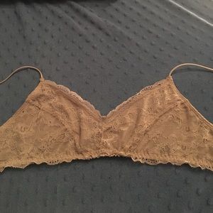 Cream Lace Bralette