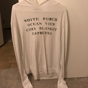 Wildfox white porch sweater