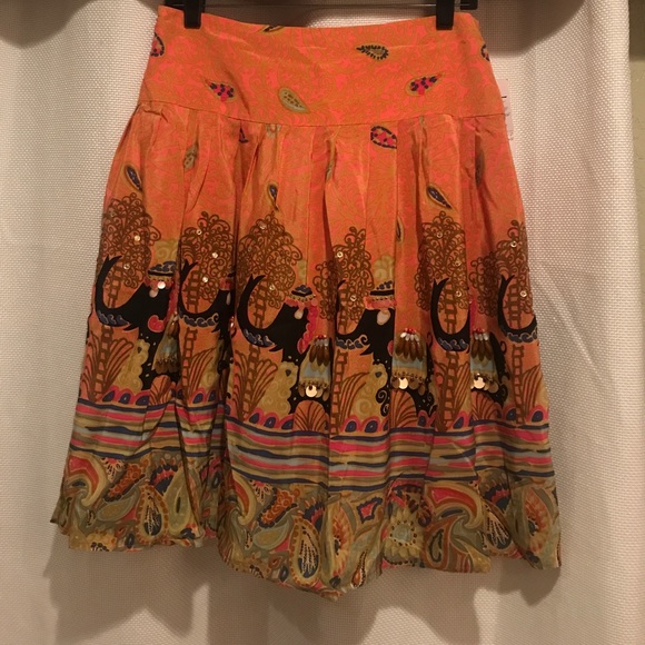 Nanette Lepore Elephant Parade Skirt - Picture 2 of 8