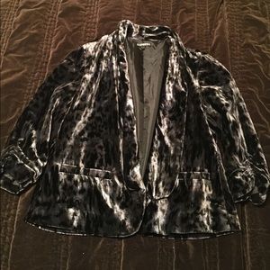 Express leopard jacket Express leopard jacket
