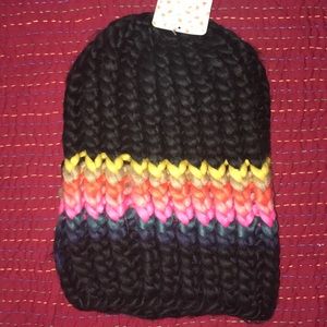 NWT FREE PEOPLE "Over The Rainbow" STRIPE BEANIE NWT FREE PEOPLE "Over The Rainbow" STRIPE BEANIE