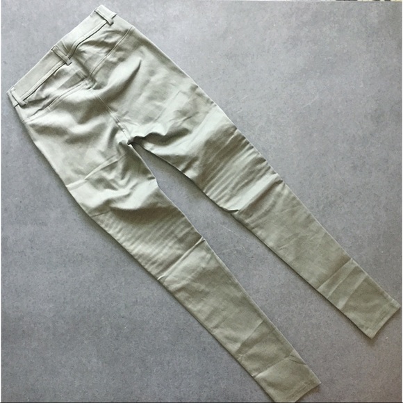 Women’s Olive Leggings Moto Pants - Picture 5 of 5