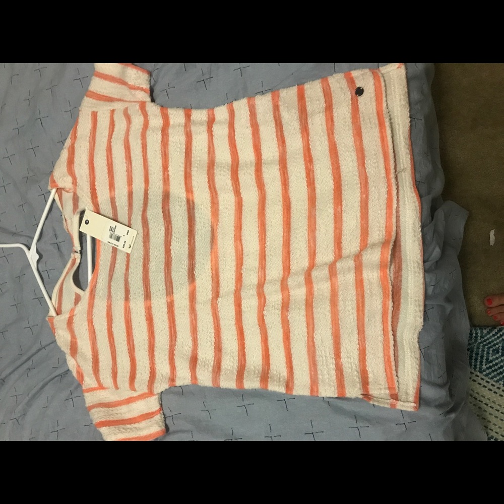 Roxy top stripes. New with tags