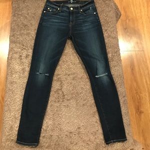 7 For All ManKind Skinny Ankle Jean