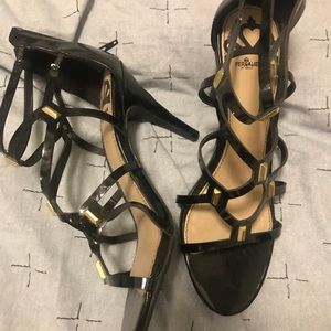 Black heels fergaliscious by fergie. New!