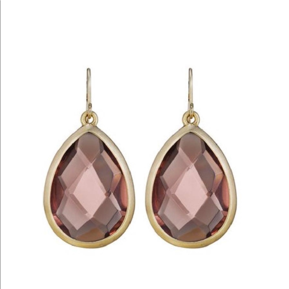 NWT rose teardrop earrings