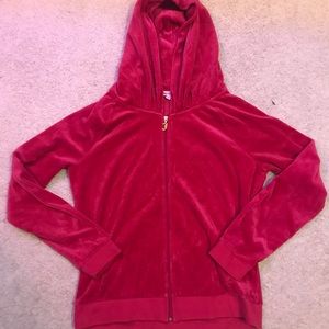 Juicy Couture Pink Zip-Up Hoodie Juicy Couture Pink Zip-Up Hoodie
